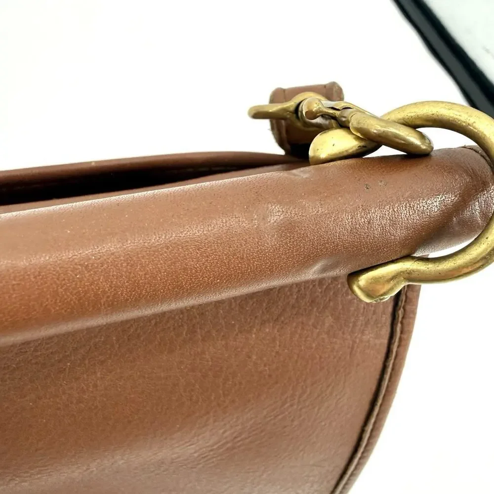 Jack Georges VTG UNIVERSITY PROFESSIONAL LEATHER DOWEL BRIEFCASE Shoulder Bag